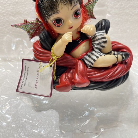 Fairy Figurine Goth Fantasy Ashton Drake Licorice Laces  Jasmine Becket Griffith - Picture 2 of 6